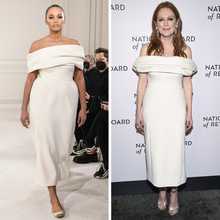 20+ Couture Outfits and What They Look Like on a Model vs a Celebrity ...